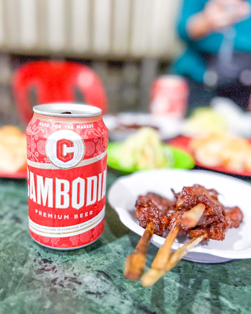 Cambodia Multi-Day Trip 6 Food Tour BBQ Beer