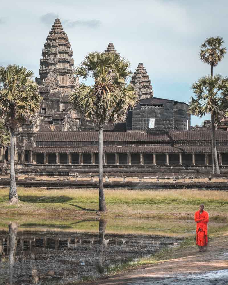 Discover Authentic Cambodia Multi-Day Trip Photos Angkor Wat Monk
