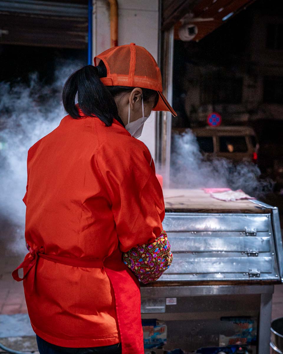 Guangzhou Evening Food Tours Chang Fen Vendor