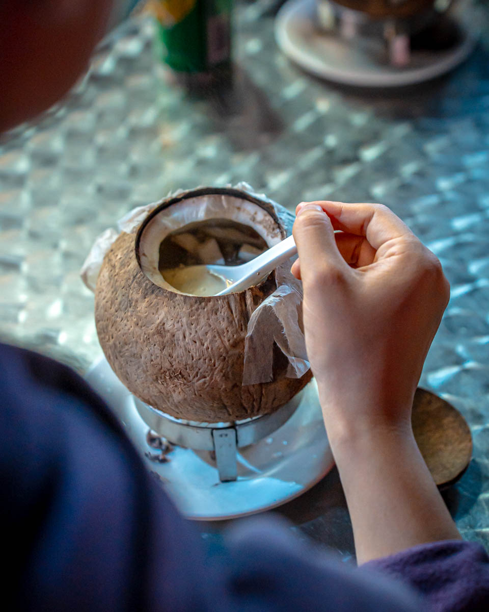 Guangzhou Evening Food Tours Coconut Soup
