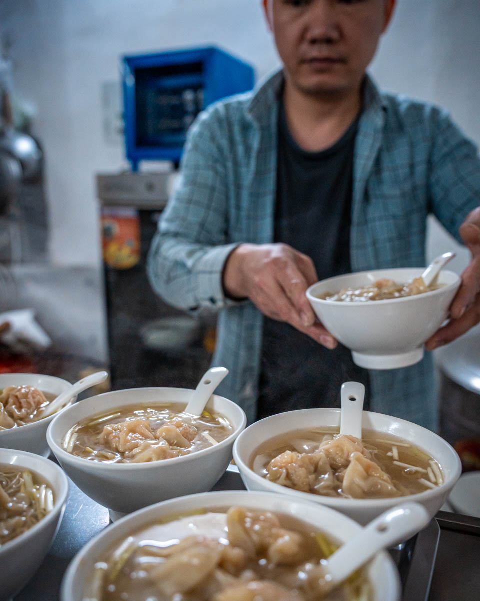 Guangzhou Evening Food Tours Noodle Vendor