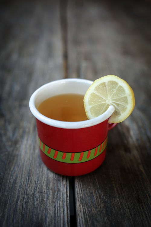 Hot Green Tea Toddy Baijiu Cocktail Recipe Glass
