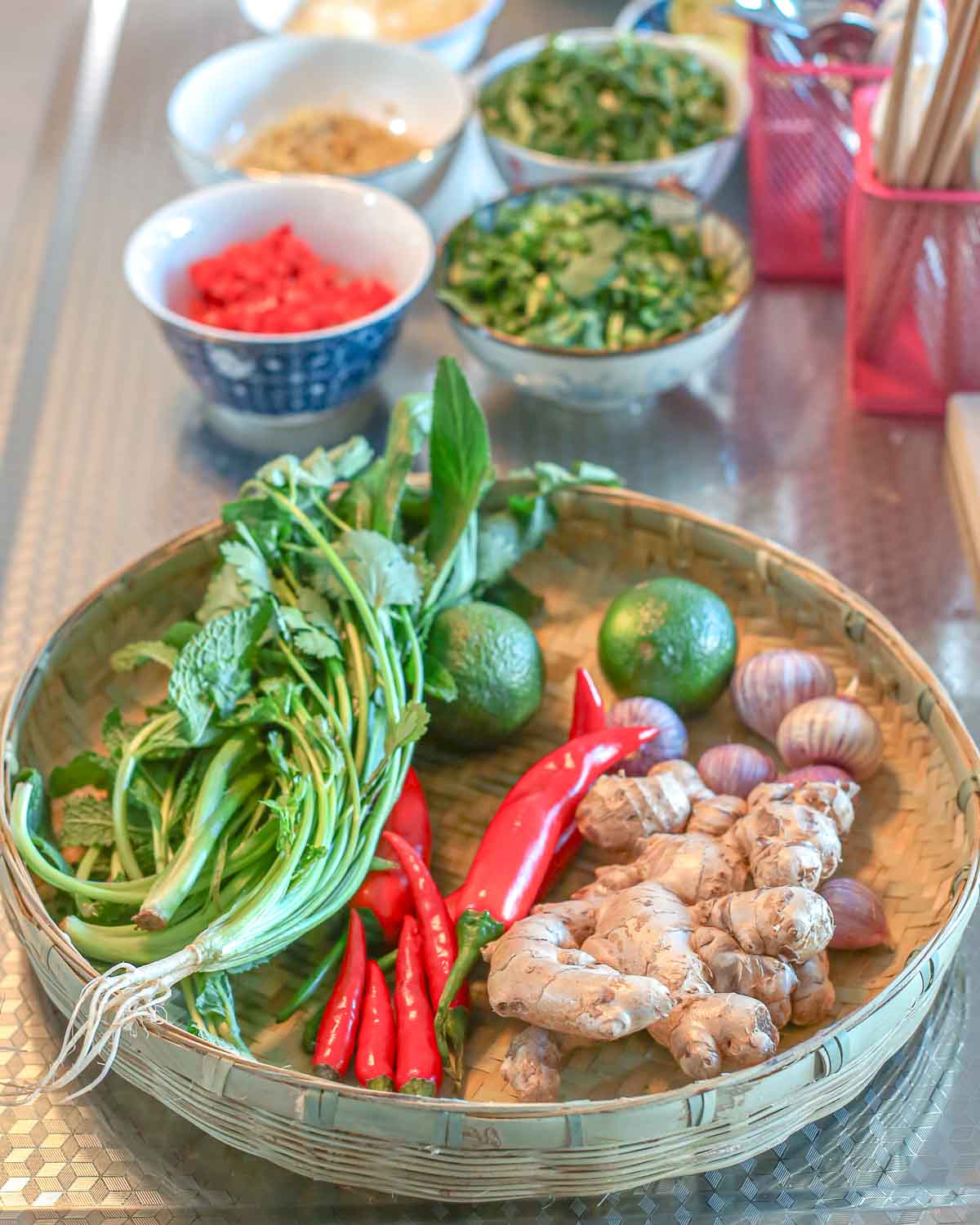 Lijiang Cooking Class Ingredients