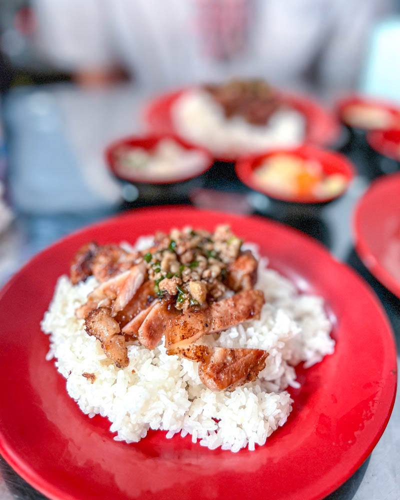 Morning Market & Breakfast Tour Slider Pork Rice