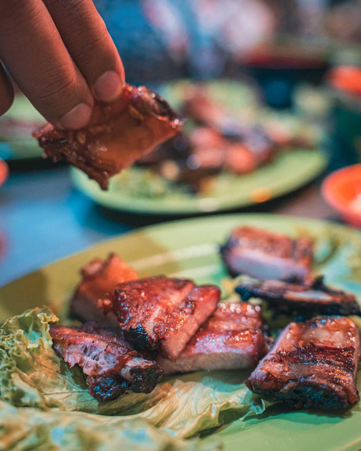Phnom Penh Evening Food Tour BBQ Ribs and Dip