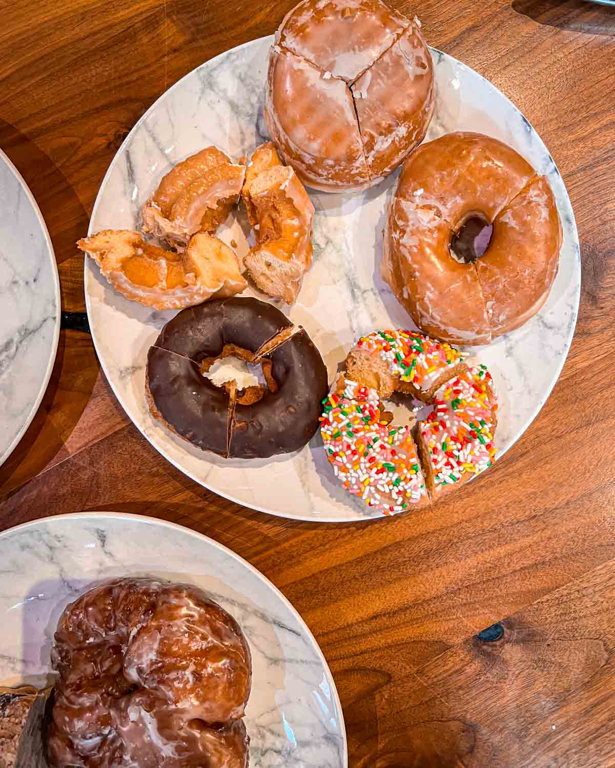 Giant plate of donuts