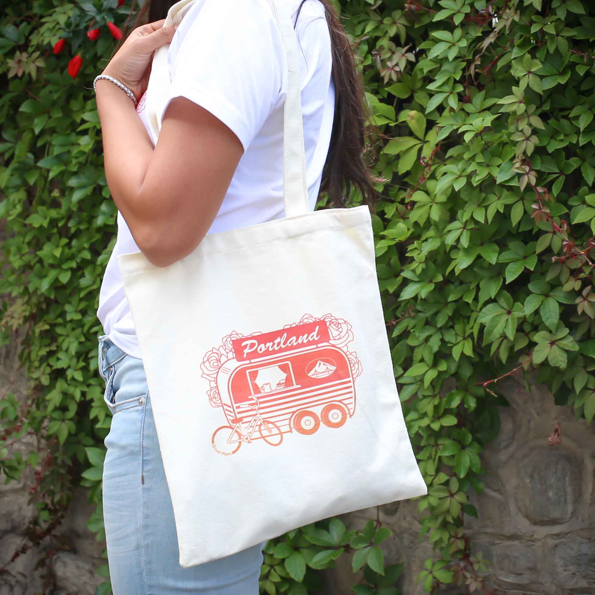Portland Food Cart Tote Bag 1