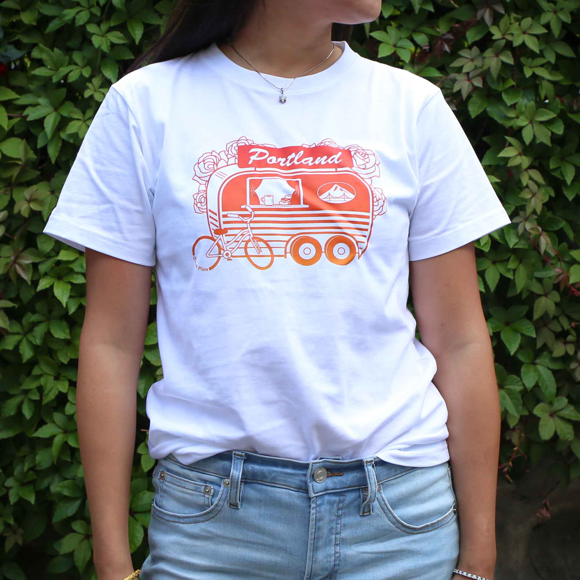 Portland Food Cart Women's Tee Shirt 1