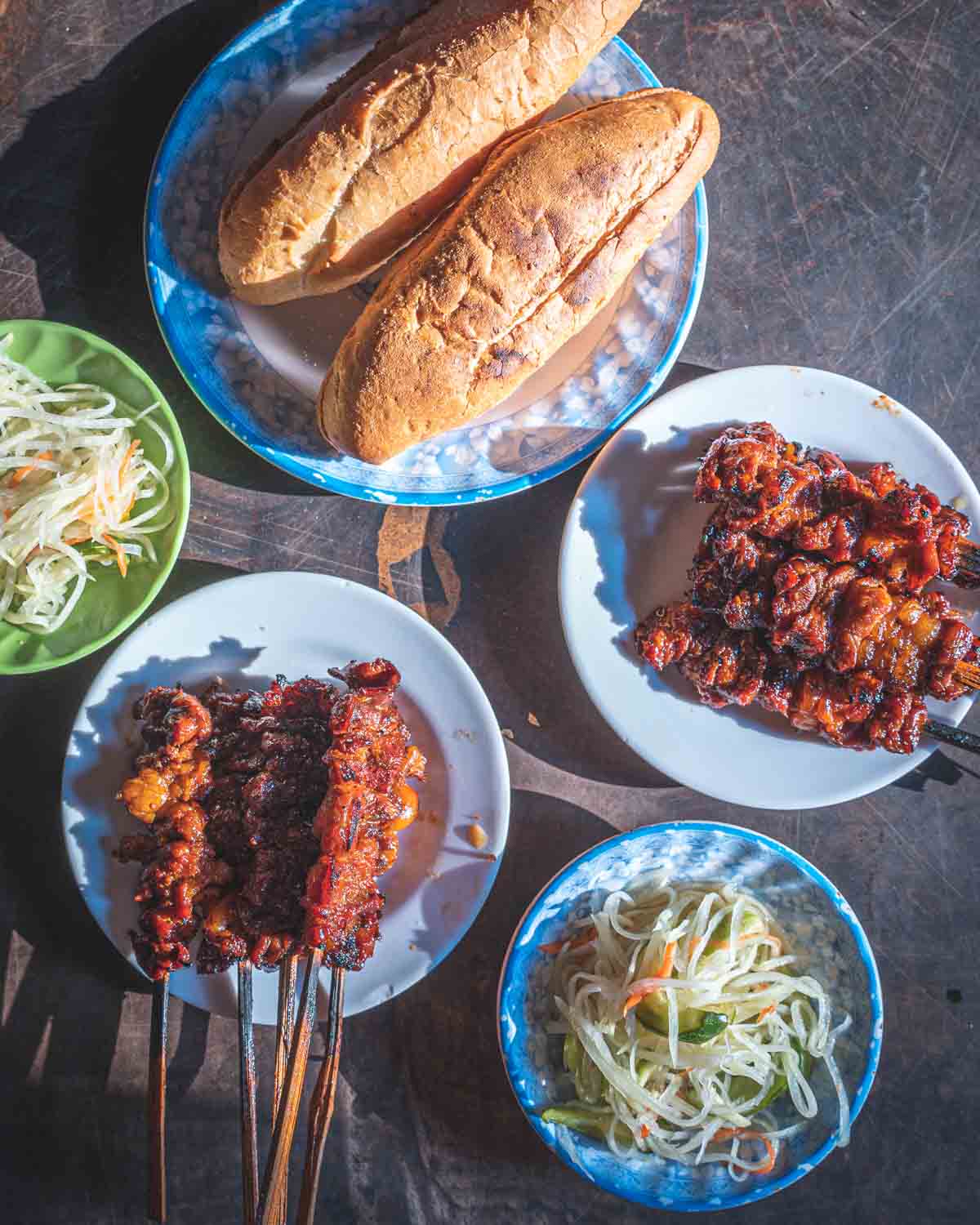 Siem Reap Full-Day Temples & Food Tour BBQ Spread